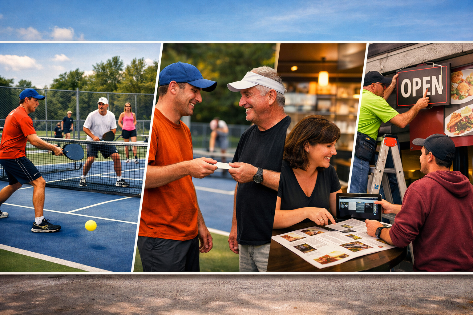 From pickleball courts to local business projects
